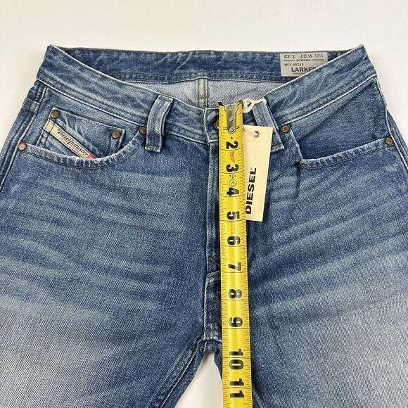 Diesel Larkee Jeans Regular Straight Mens 27x32 Light Blue Wash 0RZ49 MSRP $198 - Picture 6 of 12